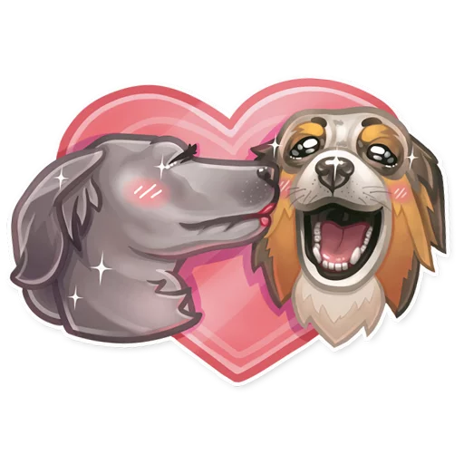 ❤ Стикер «Dog it» для Telegram