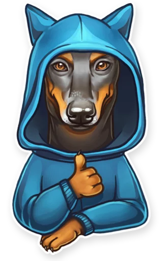👍 Стикер «Dog it» для Telegram