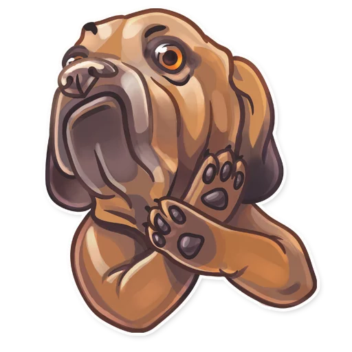 🙅 Стикер «Dog it» для Telegram