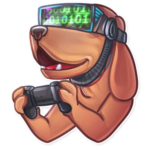 🎮 Стикер «Dog it» для Telegram