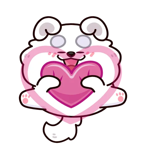 🥰 Стикер «Пес Кукис» для Telegram