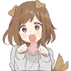 🐶 Эмодзи «Собачка тян» для Telegram