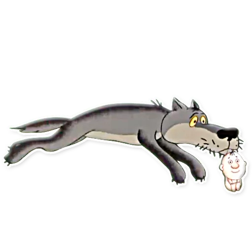 🐺 Стикер «Жил-был пёс» для Telegram