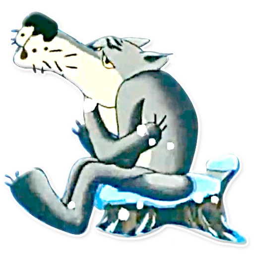 ❄ Стикер «Жил-был пёс» для Telegram