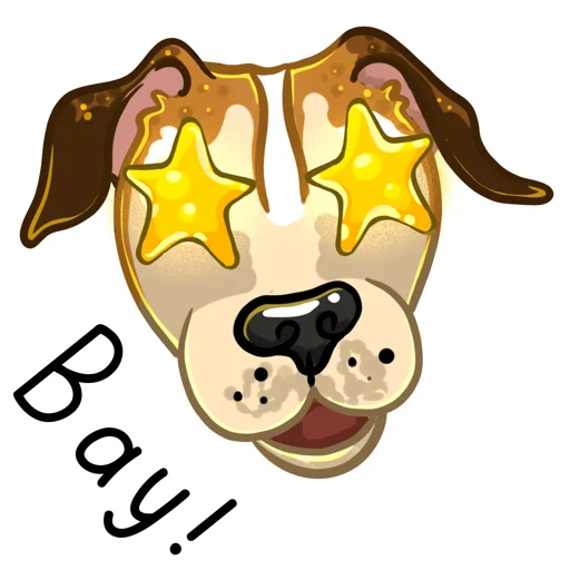 🤩 Стикер «Джек-Рассел» для Telegram