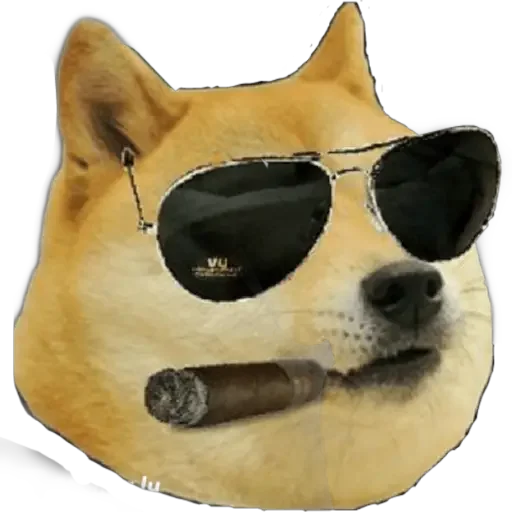 😂 Стикер «Doge(Ⲁⲡⲁⲛⲟⲅⲃ)» для Telegram