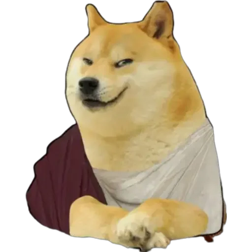 😂 Стикер «Doge(Ⲁⲡⲁⲛⲟⲅⲃ)» для Telegram