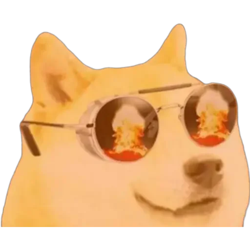 🔥 Стикер «Doge(Ⲁⲡⲁⲛⲟⲅⲃ)» для Telegram