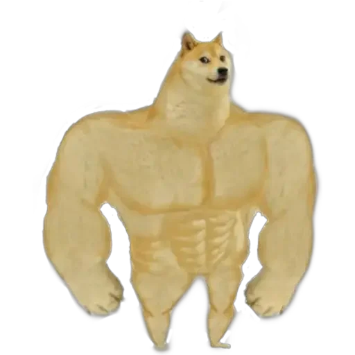 💪 Стикер «Doge(Ⲁⲡⲁⲛⲟⲅⲃ)» для Telegram
