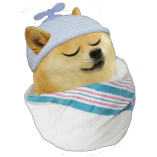 😇 Стикер «Doge(Ⲁⲡⲁⲛⲟⲅⲃ)» для Telegram