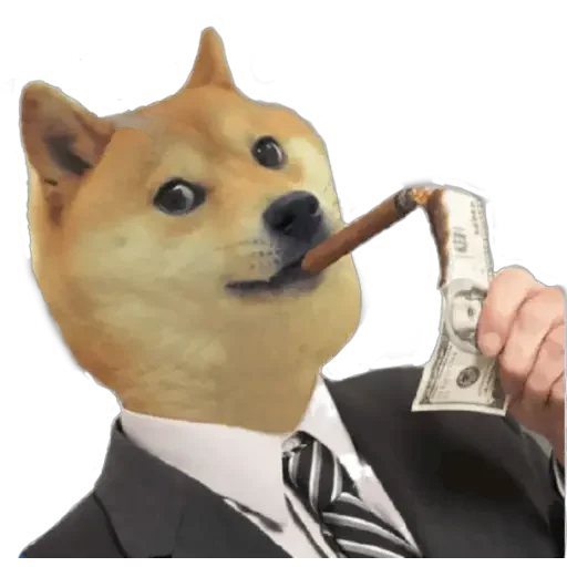 🤩 Стикер «Doge(Ⲁⲡⲁⲛⲟⲅⲃ)» для Telegram