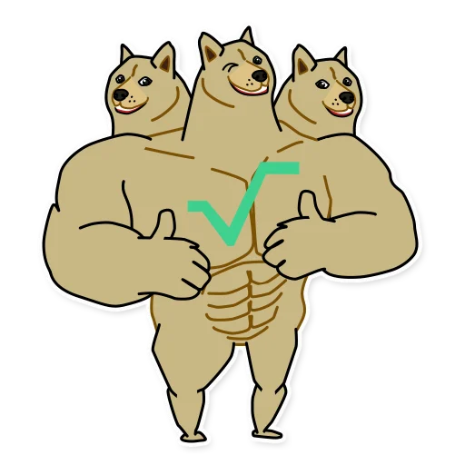 Стикерпак Doge³ для Telegram
