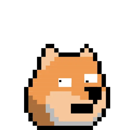 😧 Стикер «8Bit Doge Animated» для Telegram