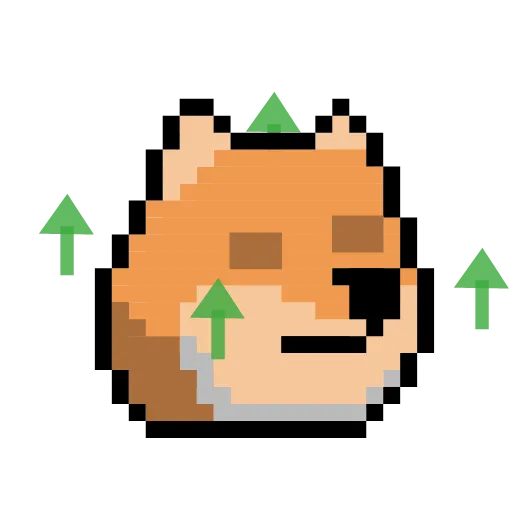 ⬆️ Стикер «8Bit Doge Animated» для Telegram