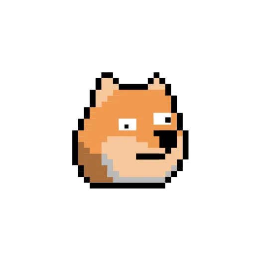 😦 Стикер «8Bit Doge Animated» для Telegram