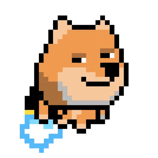 🚀 Стикер «8Bit Doge Animated» для Telegram