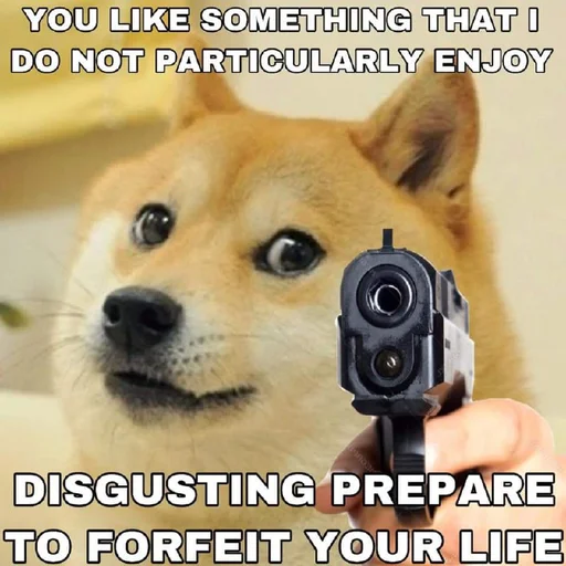 😠 Стикер «Doge Edits 3» для Telegram
