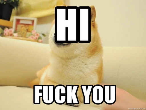 😃 Стикер «Doge Edits 3» для Telegram