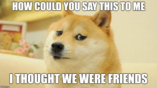 😔 Стикер «Doge Edits 3» для Telegram