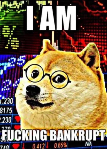 🤑 Стикер «Doge Edits 3» для Telegram