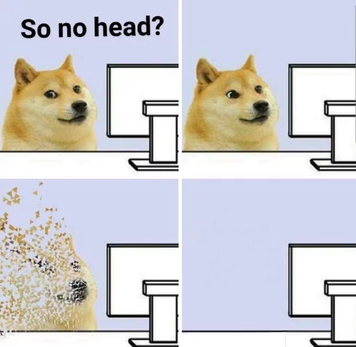😐 Стикер «Doge Edits 3» для Telegram