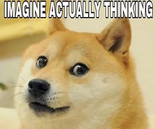🤔 Стикер «Doge Edits 3» для Telegram