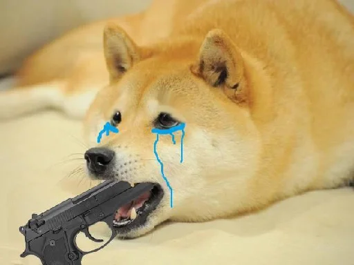 🔫 Стикер «Dogetard Pack» для Telegram