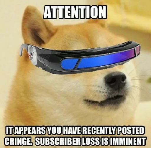 😎 Стикер «Dogetard Pack» для Telegram