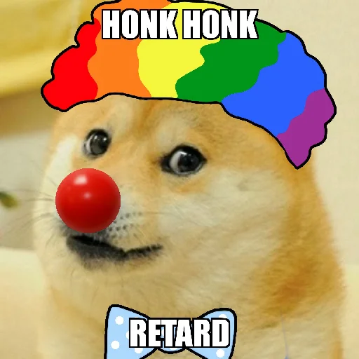 🤡 Стикер «Dogetard Pack» для Telegram