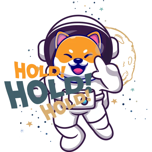 😍 Стикер «dog in space» для Telegram