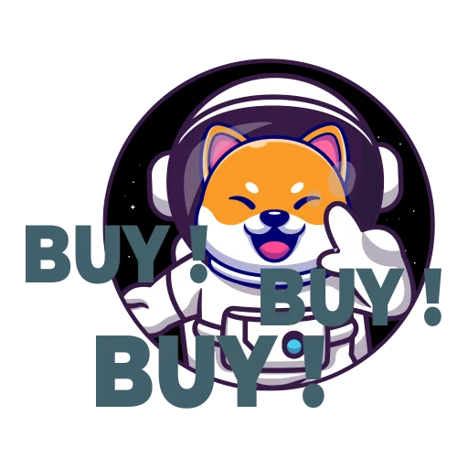 😍 Стикер «dog in space» для Telegram