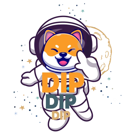 😘 Стикер «dog in space» для Telegram