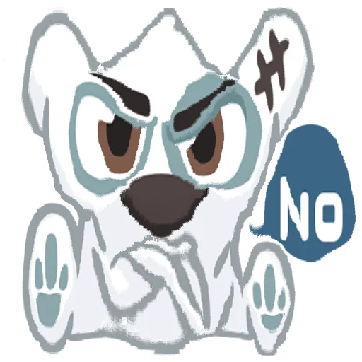 🙅‍♂️ Стикер «nEC oT» для Telegram