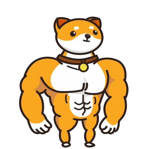 💪 Стикер «Dog Mememania» для Telegram