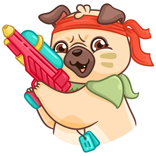 🔫 Стикер «Падди без текста» для Telegram