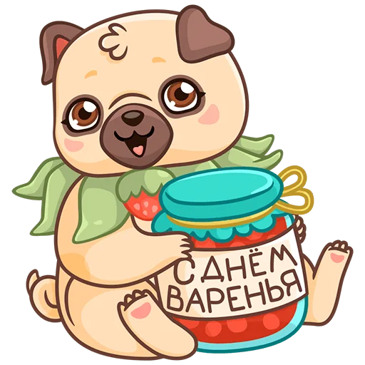 🥳 Стикер «Падди без текста» для Telegram
