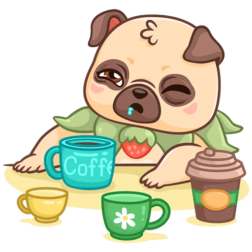 ☕️ Стикер «Падди без текста» для Telegram