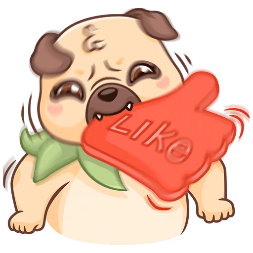 👍 Стикер «Падди без текста» для Telegram