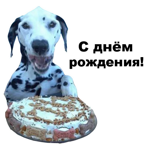 🎂 Стикер «Псы» для Telegram