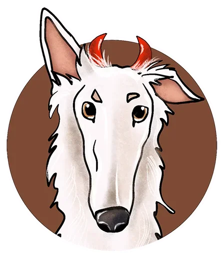 😟 Стикер «Собаки правят миром» для Telegram