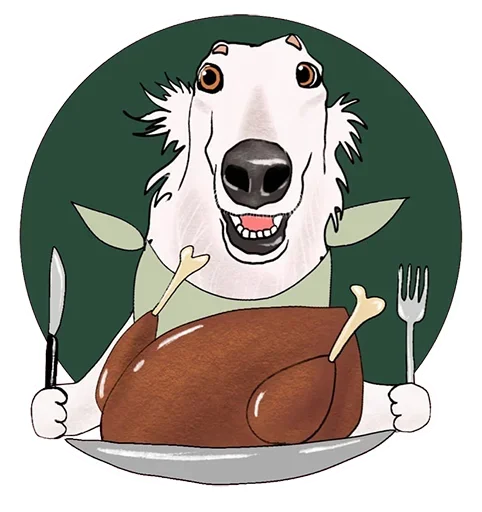 😋 Стикер «Собаки правят миром» для Telegram