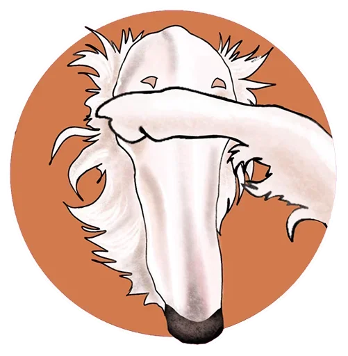 😑 Стикер «Собаки правят миром» для Telegram