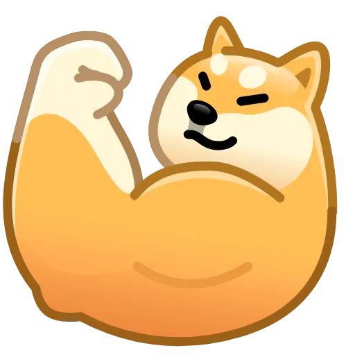 Стикер 40 Dogs Emoji