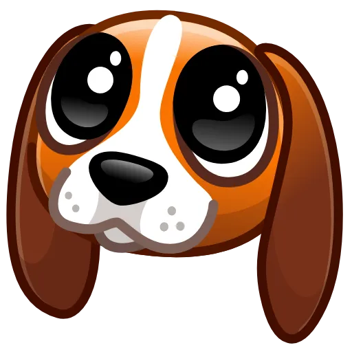 Стикер 15 Dogs Emoji