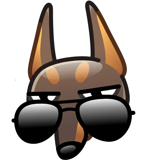 Стикер 13 Dogs Emoji