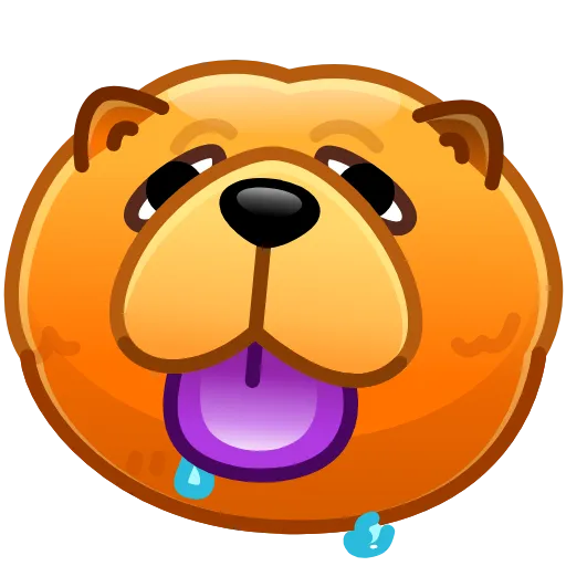 Стикер 9 Dogs Emoji