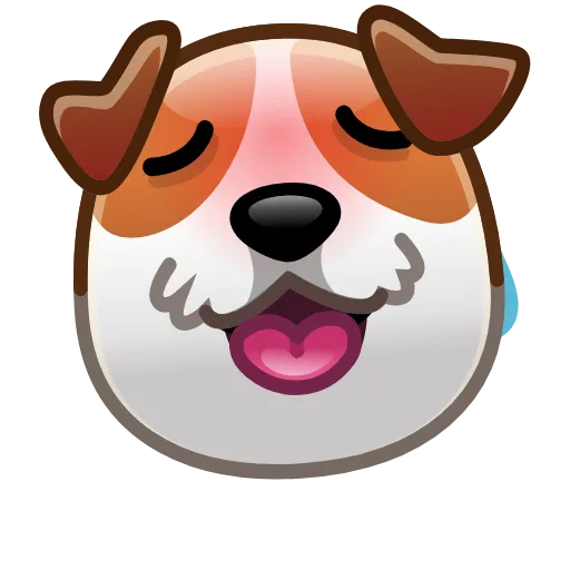 Стикер 19 Dogs Emoji