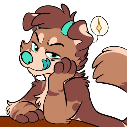 💦 Стикер «pupper mestiso» для Telegram