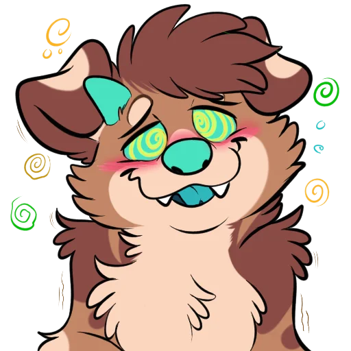 🥴 Стикер «pupper mestiso» для Telegram