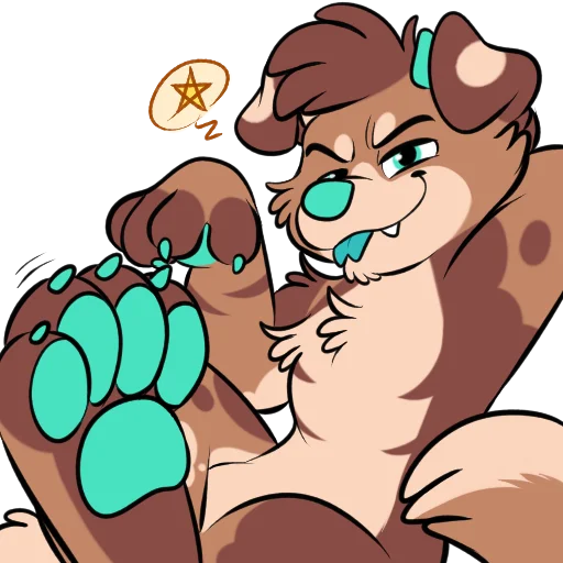 🐾 Стикер «pupper mestiso» для Telegram